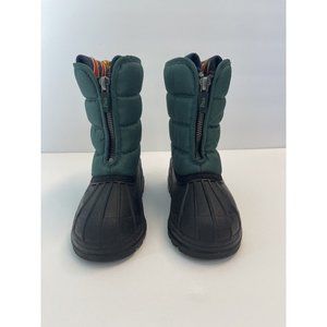 Polo Ralph Lauren Toddler boys Snow Winter Boots sz 8 W/Removable Plaid lining